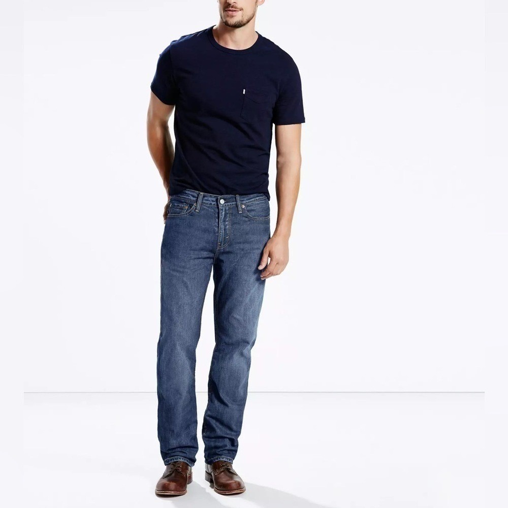 Levi's 514 Straight Fit Distressed Jean